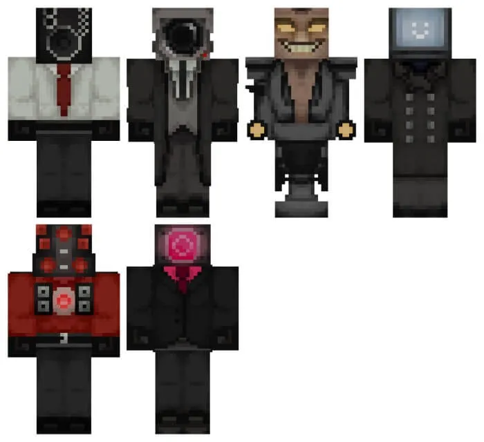 Skibidi Toilet Skinpack screenshot