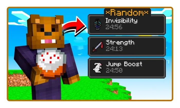 Minecraft, But Eating Food Gives You Random Effects Addon thumbnail