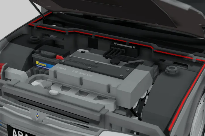 Proton Wira C90 (Wira Chassis) Addon screenshot