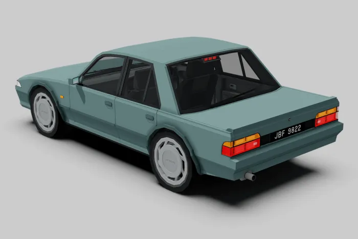 Proton Wira C90 (Wira Chassis) Addon screenshot
