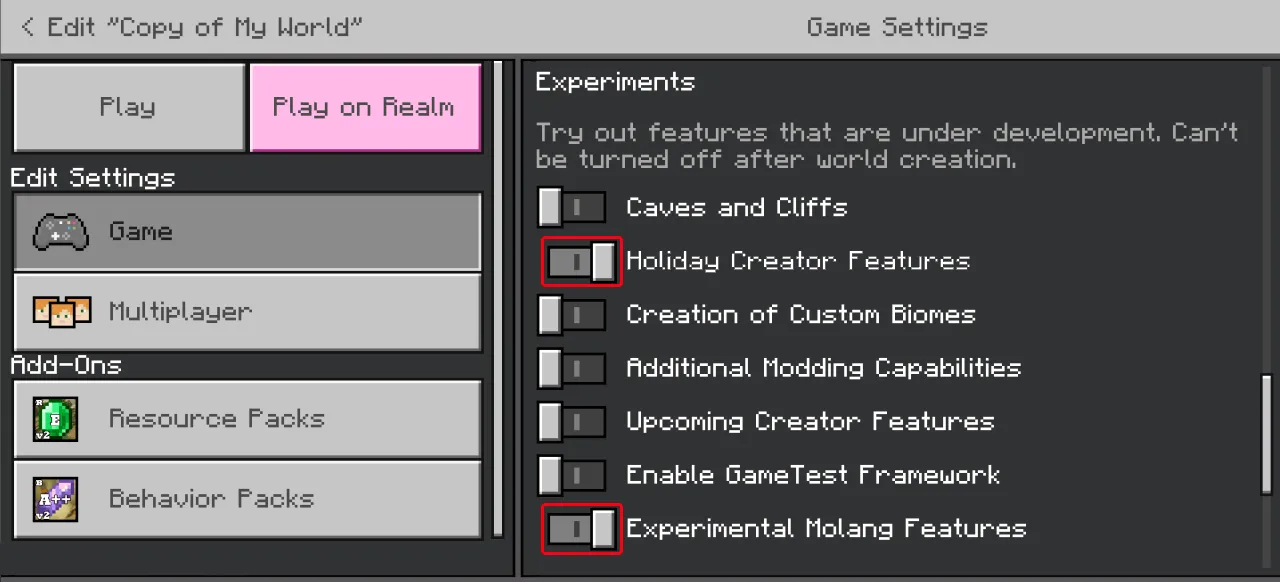 Glowing Obsidian Addon screenshot