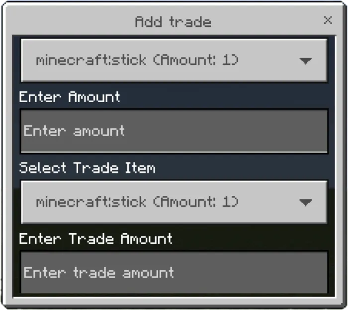 ItemXchange Addon screenshot