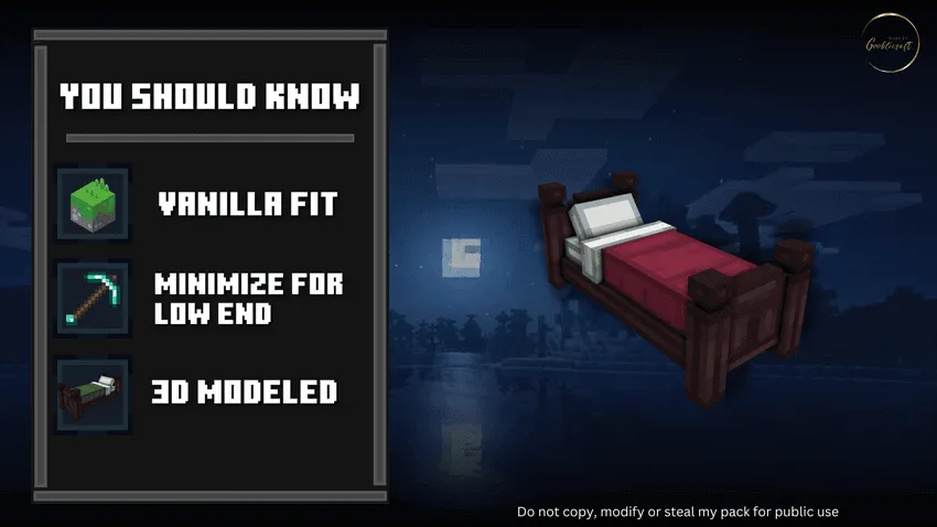 Better 3D Beds Addon screenshot