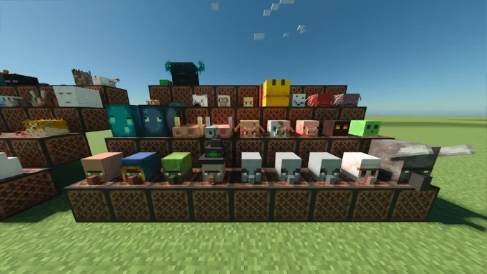 Vanilla Mob Heads (VMH) Addon screenshot