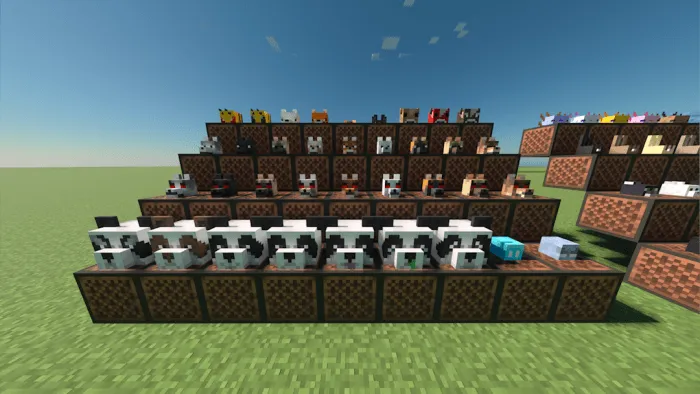 Vanilla Mob Heads (VMH) Addon screenshot