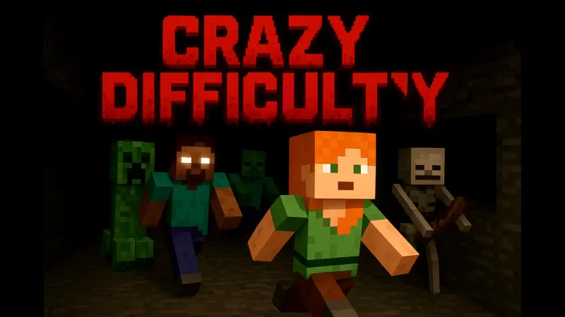 CRAZY DIFFICULTY Mod / Addon thumbnail