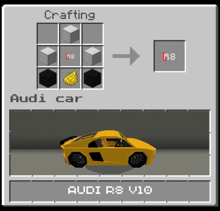Audi R8 Addon screenshot