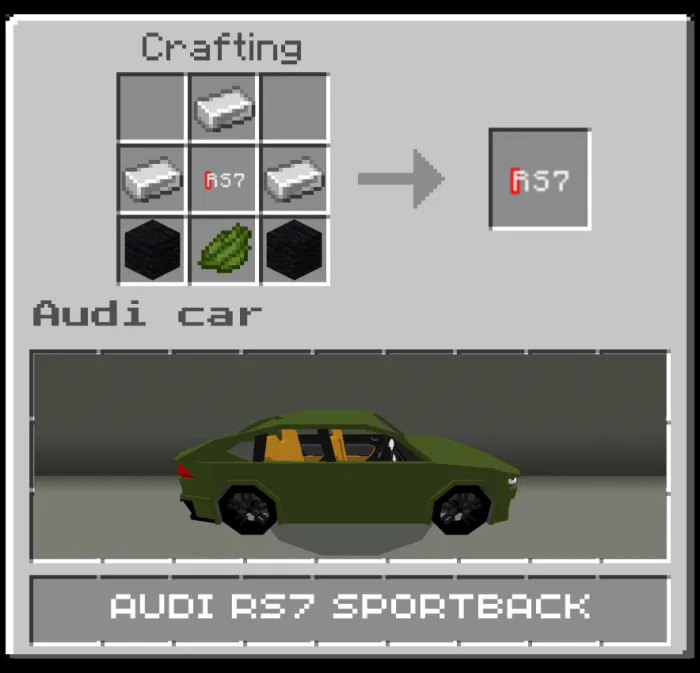 Audi RS7 Sportback Addon screenshot