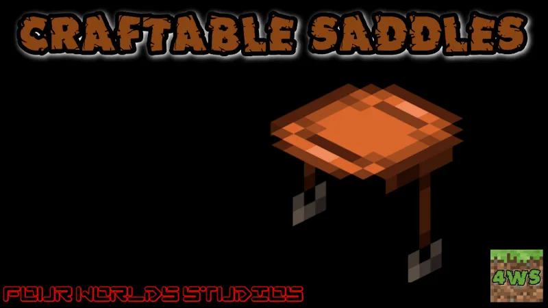 Craftable Saddles FWS Addon thumbnail