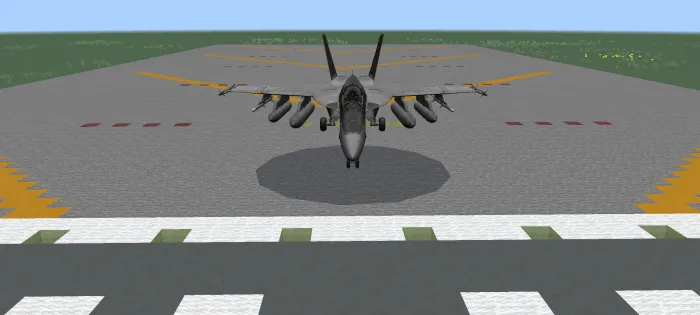 F18 Hornet | Minecraft Plane Addon screenshot