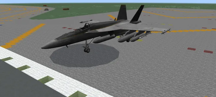 F18 Hornet | Minecraft Plane Addon screenshot