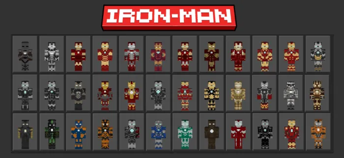 Iron-Man all marks Skinpack thumbnail