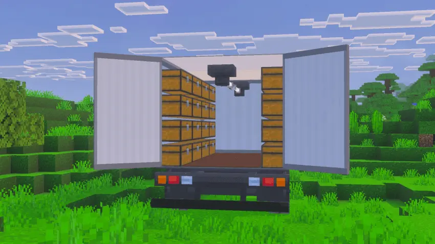 Truck with Functional Storage Mod / Addon pic 3