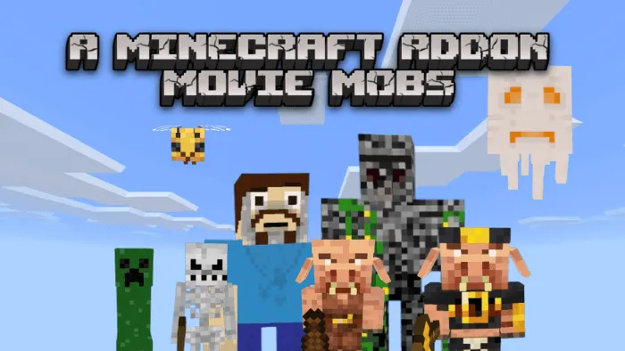 A MineCraft Addon Movie Mobs thumbnail