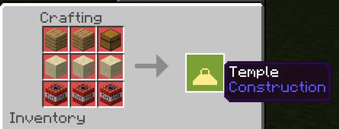 Craftable Structures Addon screenshot