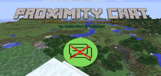 Bedrock Proximity Text Chat + Chat-rank Addon thumbnail