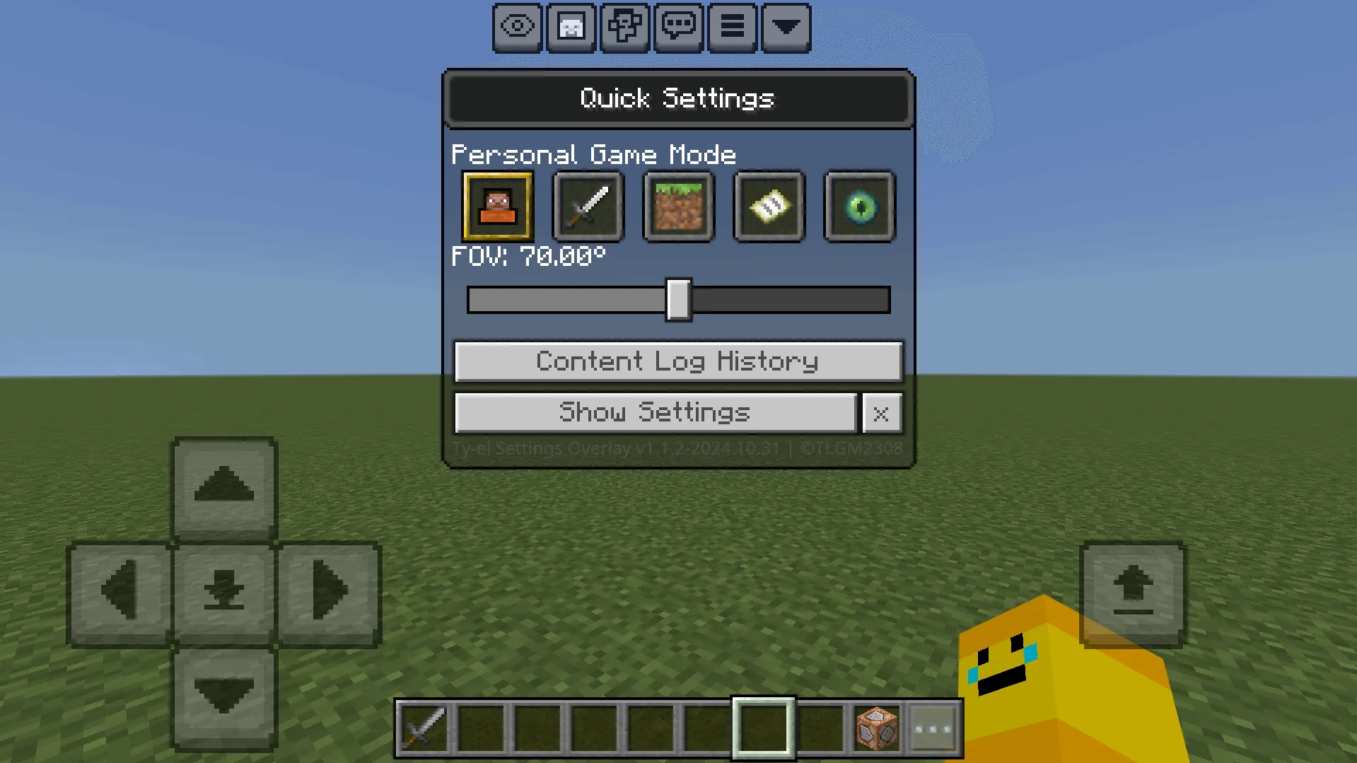 The Ty-el's Settings Overlay UI Pack Addon / Texture screenshot