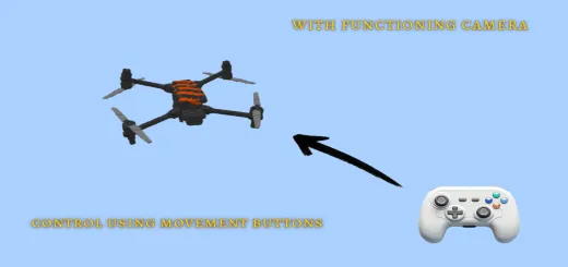 Functioning drone with camera Addon thumbnail