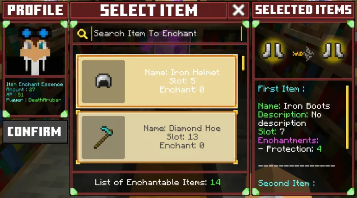 Enchant+ Addon screenshot