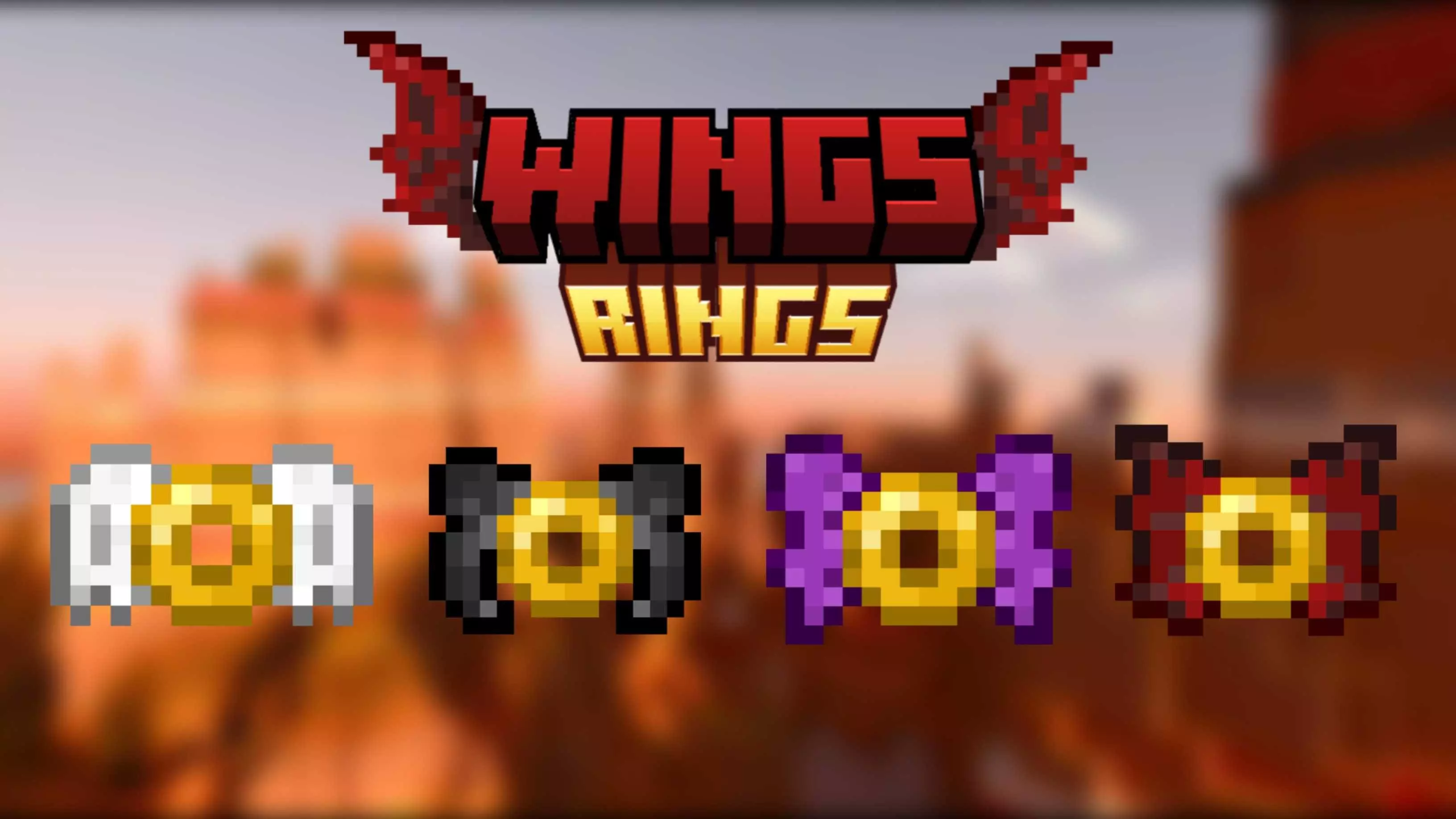Wings Rings Mod | Minecraft Addons pic 1