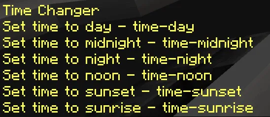 Time Changer Addon screenshot