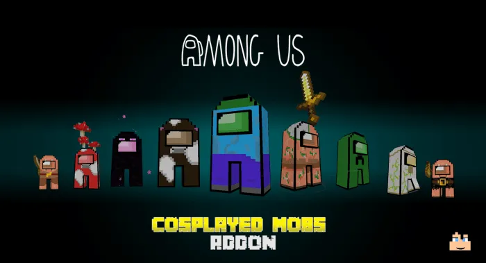 Among Us : Cosplayed Mobs Add-on thumbnail