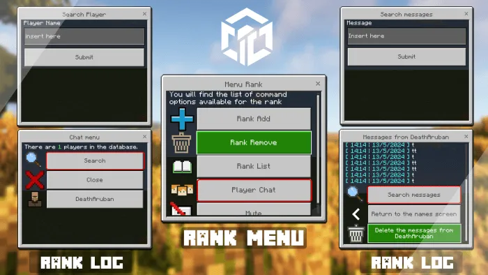 Chat Ranks+ Addon screenshot