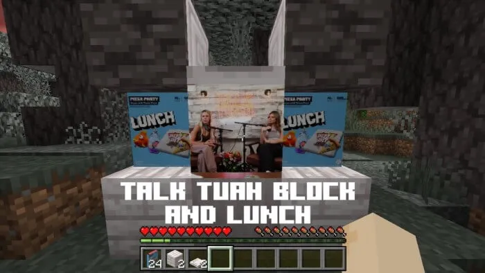 Talk Tuah And Lunch Meme Addon screenshot