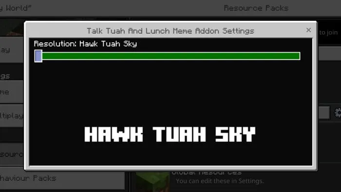 Talk Tuah And Lunch Meme Addon screenshot