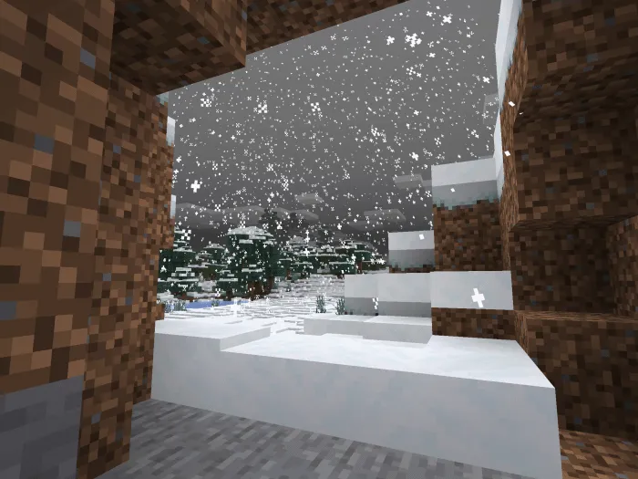 Snowy World Addon screenshot