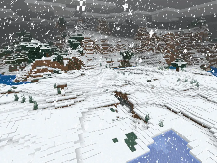 Snowy World Addon screenshot