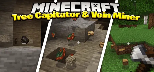 Tree Capitator with Vein Miner Addon thumbnail