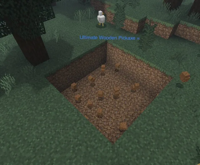 Minecraft But You Can Mine An Entire Chunk Addon screenshot