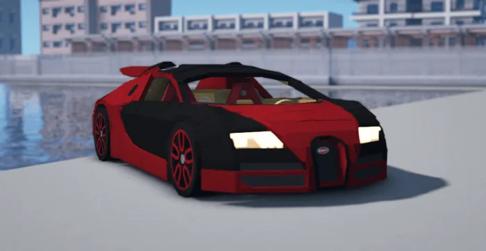 2013 Bugatti Veyron Vitesse Minecraft Addon screenshot