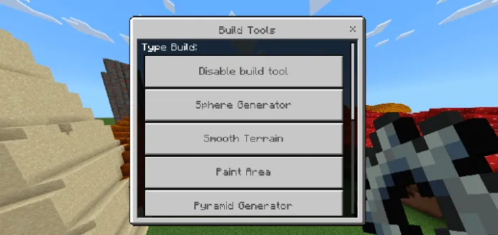 Build Tools Addon screenshot
