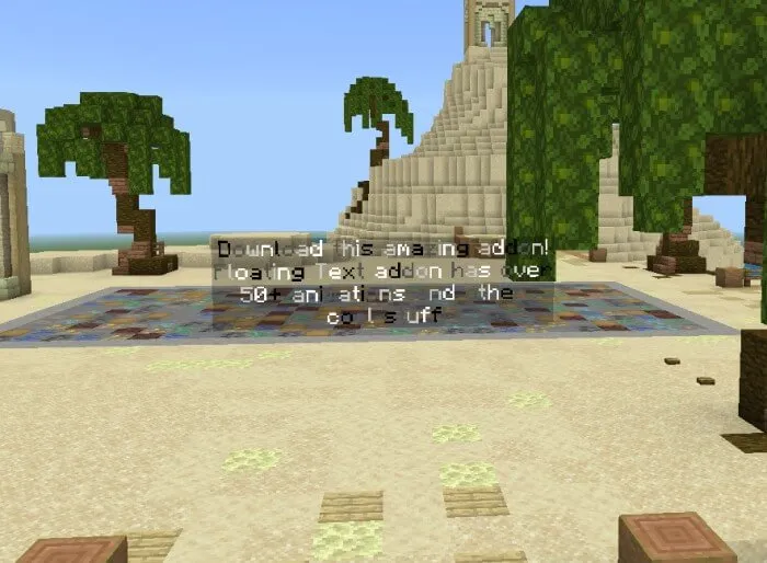 Advanced Floating Text Addon screenshot