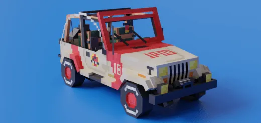 Jurassic Park 90s Jeep Wrangler YJ Addon thumbnail