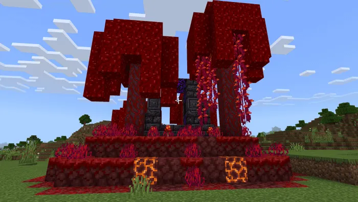Vanilla Expansion: More Nether Portals Addon screenshot