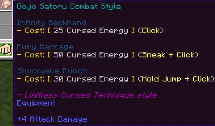 Jujutsu Awakening | HEAVENLY RESTRICTION Addon screenshot