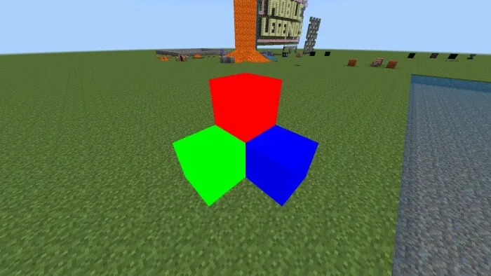 Red, Green, & Blue Screen Block Addon screenshot