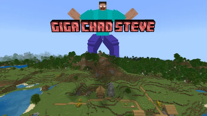 Giga Chad Steve Addon thumbnail