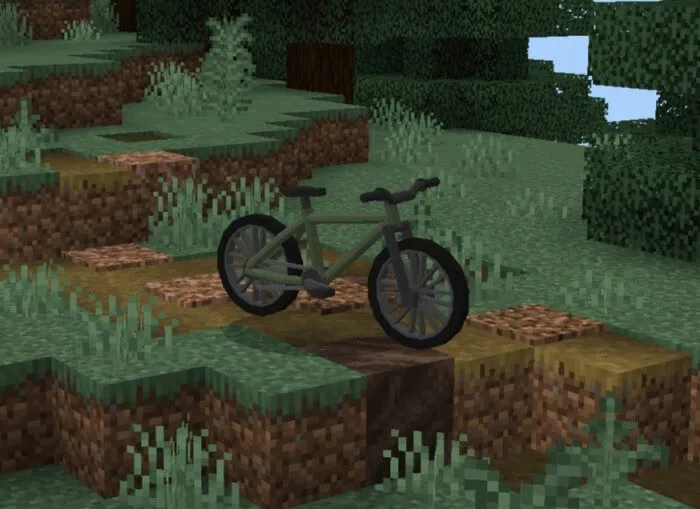بائیسکل کرافٹ - بقا کے لیے موزوں بائیسکل! Addon screenshot