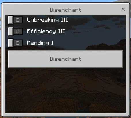 Disenchanter Book Addon screenshot