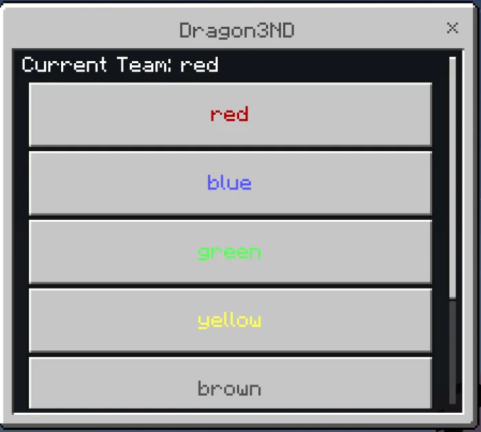 Teams | Team With Players & Mobs Addon screenshot