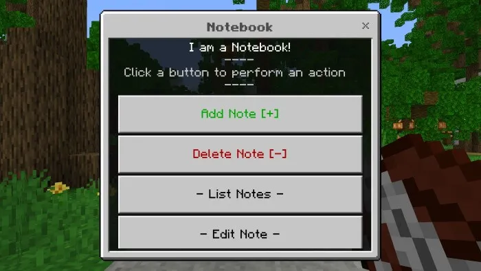 Notes Addon screenshot