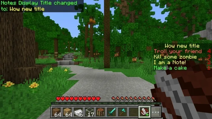 Notes Addon screenshot
