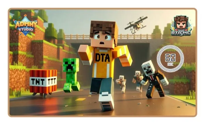 Challenge: Minecraft tries to kill you every 60 seconds Addon thumbnail