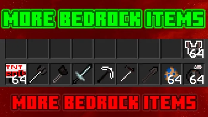 More bedrock items Addon screenshot