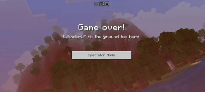 Hardcore Mode with Spectator Mode Addon screenshot