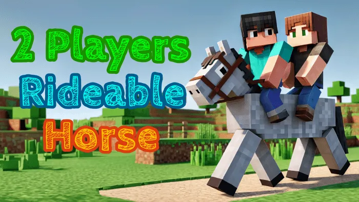 2 Players Rideable Horse Addon thumbnail